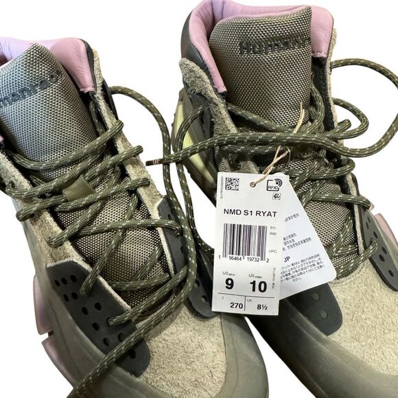 adidas x Pharrell Hu NMD S1 RYAT "Focus Green" sneakers - Picture 9 of 11